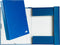 Liderpapel PY51, Project folder, Karton, PVC, Blauw, Portret, Elastische band, 250 mm