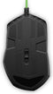 Mouse HP Pavilion 200 Black Green Gaming With cable