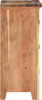 vidaXL - Bijzetkast - 55x33x75 - cm - massief - acaciahout