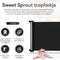 Sweet Sprout Traphekje - Oprolbaar - Verstelbaar 10 tot 150 cm - Zwart