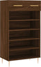 vidaXL - Schoenenkast - 60x35x105 - cm - bewerkt - hout - bruin - eikenkleur