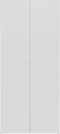 vidaXL - Schoenenkast - 80x35,5x180cm - bewerkt - hout - wit - sonoma - eikenkleurig