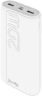 Celly PBPD20000EVO - Powerbank - 20000 mAh met Power Delivery - Wit