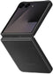 Samsung Galaxy Z Flip 7 - Hoesje - Vegan Leather - Zwart
