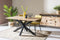 1x Livingfurn - Eetkamertafel Oslo Spider Acacia 180 cm - Acacia / Gecoat Staal