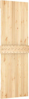 vidaXL - Schuifdeur - met - beslag - 70x210 - cm - massief - grenenhout