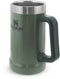 Stanley Classic Vacuum Stein 0.7L Hammertone Green | Houdt bier 7 uur koud | Bierpul van roestvrijstaal | Dubbelwandige Isolatie | Lekvrij | Vaatwasserbestendig