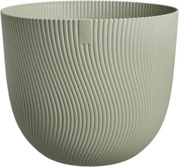 Elho Sereh Rond 40 - Bloempot voor Binnen & Buiten - 100% Gerecycled Plastic - Ø 39.0 x H 33.3 cm - Scandinavisch groen
