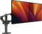 Alberenz® Dubbele Monitor Arm Zwart - Dubbele Monitorbeugel - Monitorarm 2 schermen - Monitor beugel - Ergonomisch ontwerp