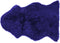 ULURU - Schapenvel - Blauw - 65 x 110 cm - Schapenvacht