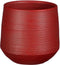 Mica decorations - Evora pot rond d.rood h15xd16cm