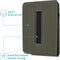 imoshion E-reader Hoesje - Geschikt voor Kobo Libra H2O - Stand Flipcase - Zwart
