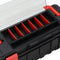 vidaXL - Gereedschapskist - 65x28x31,5 - cm - zwart - en - rood