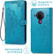 iMoshion Hoesje Geschikt voor Nokia 5.4 Hoesje Met Pasjeshouder - iMoshion Mandala Bookcase - Turquoise
