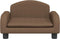 vidaXL - Hondenmand - 50x40x30 - cm - stof - bruin