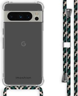 iMoshion Hoesje Geschikt voor Google Pixel 8 Pro Hoesje Met Koord - iMoshion Backcover met koord - Groen