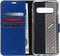 Accezz Galaxy S10 - Wallet Softcase Bookcase - 3 pashouders - Blauw