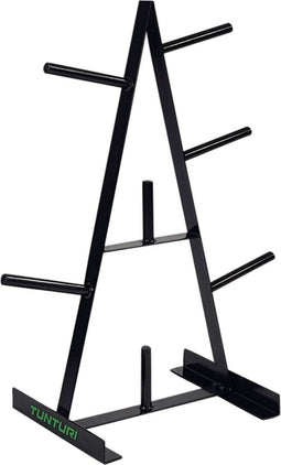 Tunturi Schijvenstandaard - Halterschijf standaard - Geschikt voor Ø 30 mm - Zwart