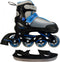 Amigo Slide - Kinder Schaatsen voor Jongens en Meisjes - Maat 30-33 - Zwart/Blauw - Schaatsen & Skeelers Ineen