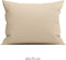 Zohome Kussensloop Satinado - Kussenhoes van 60x70 cm - Set van 2 stuks - 100% Katoen-Satijn - Beige