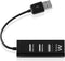 Ewent EW1123 - USB Hub 2.0 - 4 poorts - Zwart