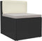 vidaXL - Kussen - voor - Rugleuning - Crème - 80x40x12 - cm - Oxford - Stof