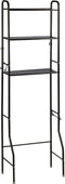 Wc Opbergrek Tracy - stellingkast metaal - opbergrek metaal - badkamerrek - wc kastje - zwart