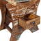 vidaXL - Wijnrek - voor - 10 - flessen - massief - gerecycled - hout