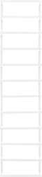 vidaXL - Handdoekenrek - 24x12x96 - cm - staal - wit