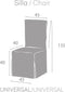 Stoelhoes Eysa TURIN Mosterd 40 x 135 x 45 cm 2 Stuks
