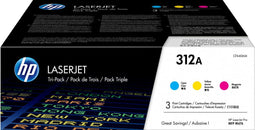 HP 312A - Originele LaserJet Tonercartridge - 3-pack Cyaan/Magenta/Geel (3-pack)