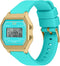 Ice Watch ICE digit retro - Blue curacao 022055 Horloge - Siliconen - Blauw - Ø 33 mm