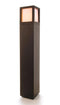 Zoomoi Facado I - tuinverlichting staand sokkellamp - antraciet - E27 - Geschikt voor led - vierkant - 65 cm hoog - staande tuinlampen