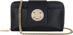 US POLO GARNER - Ritsportemonnee - Grote zip met chain - Zwart