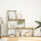 vidaXL - Kamerscherm - / - boekenkast - 123x29x123 - cm - hout - sonoma - eiken
