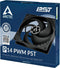 ARCTIC P14 PWM PST - Ventilator 140mm - 73 CFM - Zwart