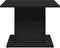vidaXL - Salontafel - Zwarte - Eik - 55,5x55,5x40 - cm - Bewerkt - Hout