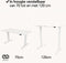 Infinity Goods Zit Sta Bureau - Elektrisch Verstelbaar - 140 x 60 CM - Wit