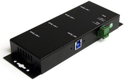 Startech.com ST4300USBM - 4-poorts USB 3.2 hub - 4x USB type-A - Zwart