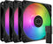 Cooler Master SickleFlow Edge 120 ARGB - 120mm ventilatoren - 3-pack zwart (3 stuks)