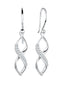 Elli Infinity - Dames Oorhangers - 925 Sterling Zilver - Kristallen