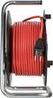 Brennenstuhl Garant - Kabelhaspel IP44 40m H05VV-F 3G1,5 - 3 stopcontacten - Zwart Rood