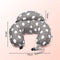 Vulpes Goods® BabyCare - Voedingskussen - 3in1 - Premium Grey Cloudy