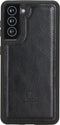 NorthLife - Geschikt voor Samsung Galaxy S21 Plus / S21+ - Leren Backcover hoes - Zwart