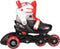 Nijdam Street Shift - 3-in-1 Skeelers - Verstelbaar 33-36 - Rood