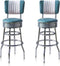Bel Air Retro Barkruk BS-29CB Blauw 1+1 Bundel