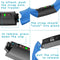 imoshion Siliconen bandje - Geschikt voor Fitbit Charge 4, Charge 3 - Blauw - One Size