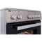 Etna FGV350RVS - Fornuis 50 cm - 4 kookzones 4 ovenstanden - Roestvrijstaal
