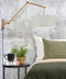 GOOD&MOJO Wandlamp Andes - Bamboe/Blauw - 95x47x55cm - Binnen Scandinavisch,Bohemian