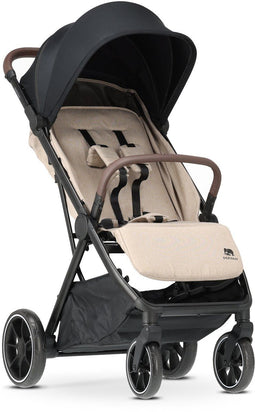 Deryan Rolo XL - Luxe Lichtgewicht Buggy - Veiligheidsharnas - Nougat
